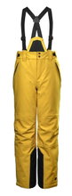 Killtec Winter Ski Pants KSW 79 (waterproof, breathable, PFC-free, snow guard, edge protection) yellow Kids